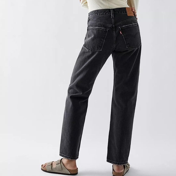 NWT levi’s black straight jeans - Picture 2 of 5